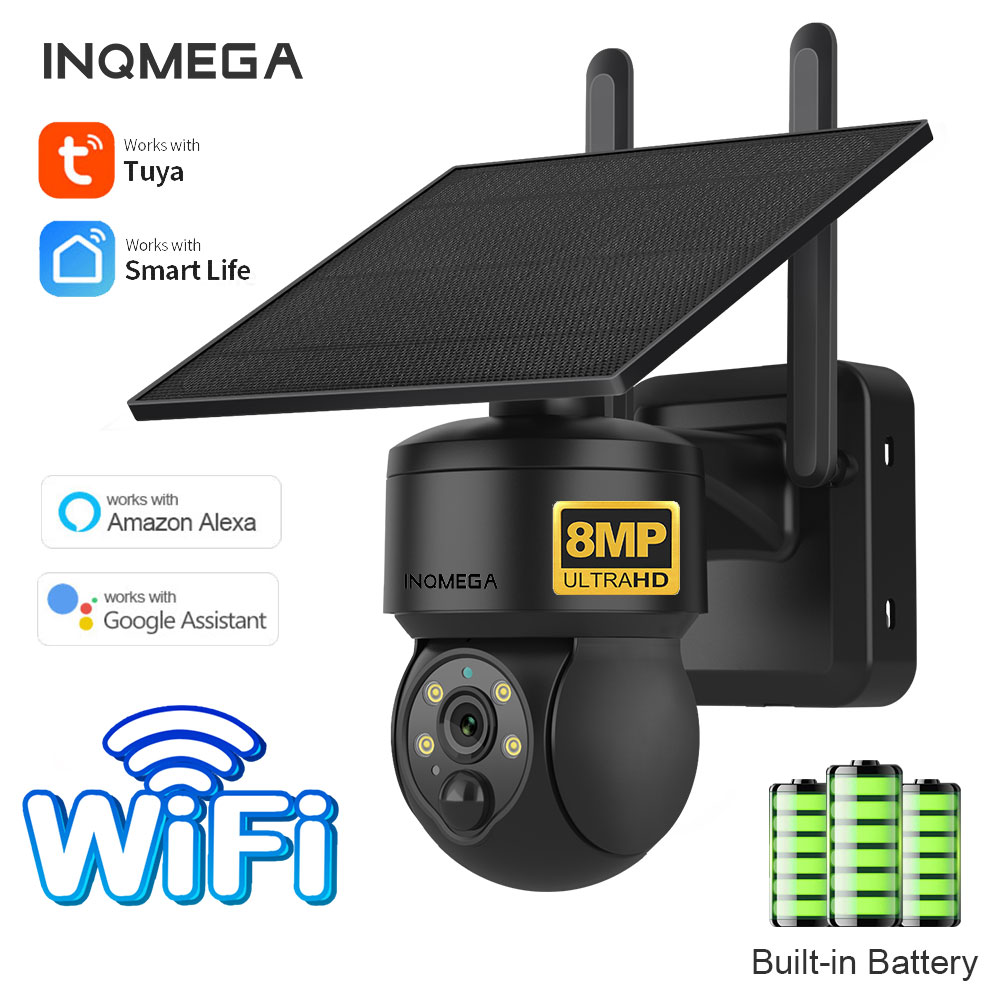 Garden Camera - INQMEGA 8MP TUYA Solar Camera PIR