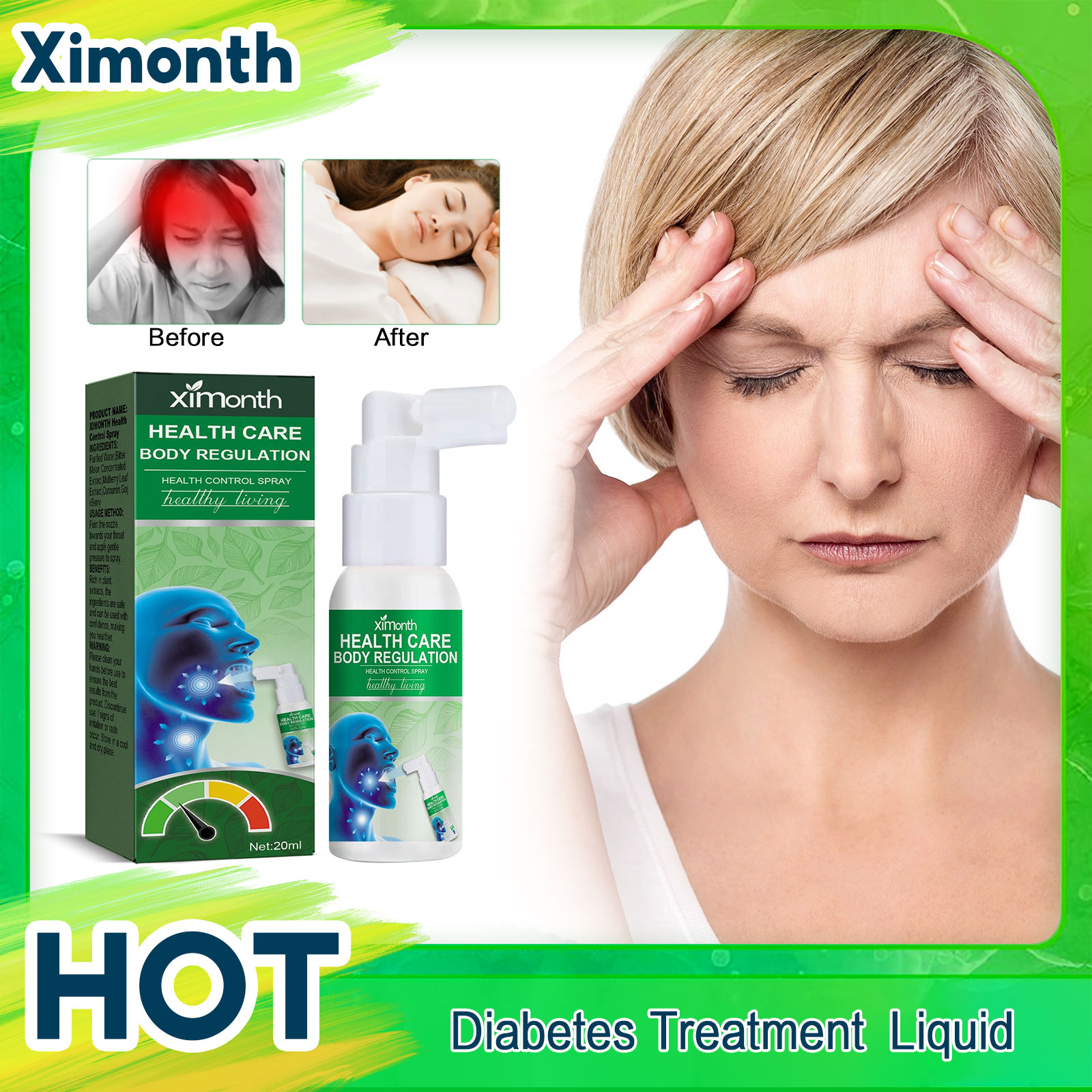Plant Monitor - Diabetes Treatment Spray Balance Blood Glucose