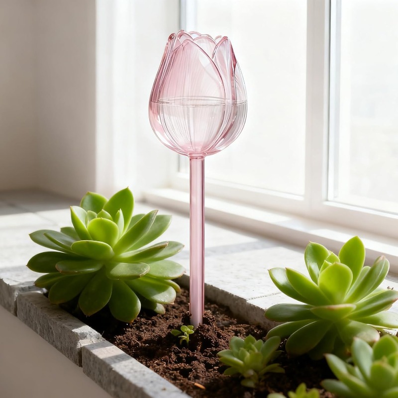 Pink Tulip Plant Watering Ball - Plant Sensor recension och pris