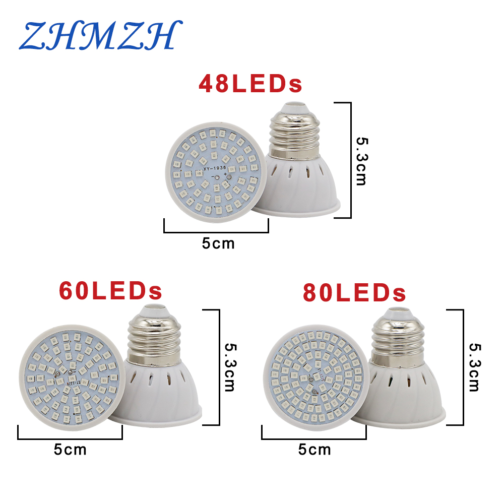 E27 LED Plant Growing Lamp Bul - Plant Grow Light Full Spectrum recension och pris
