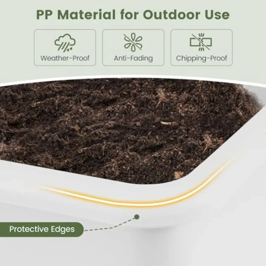 Raised Garden Beds Outdoor Set - Self Watering Planter recension och pris