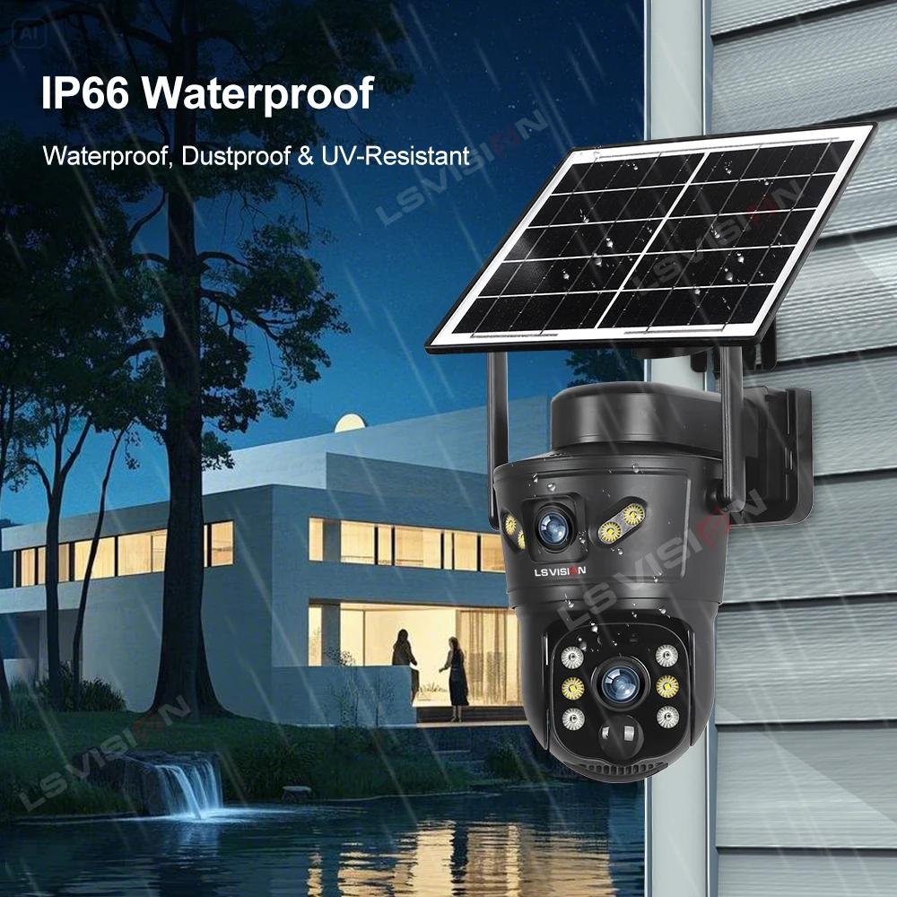 LS VISION 8MP 4G Solar Camera  - Garden Camera recension och pris