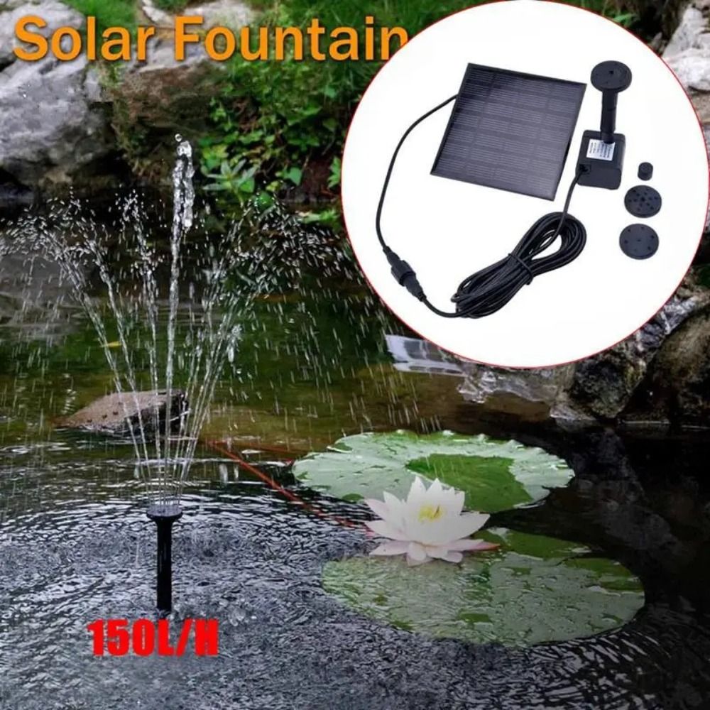 1.4W Mini Solar Fountain Pump  - Indoor Garden Kit recension och pris
