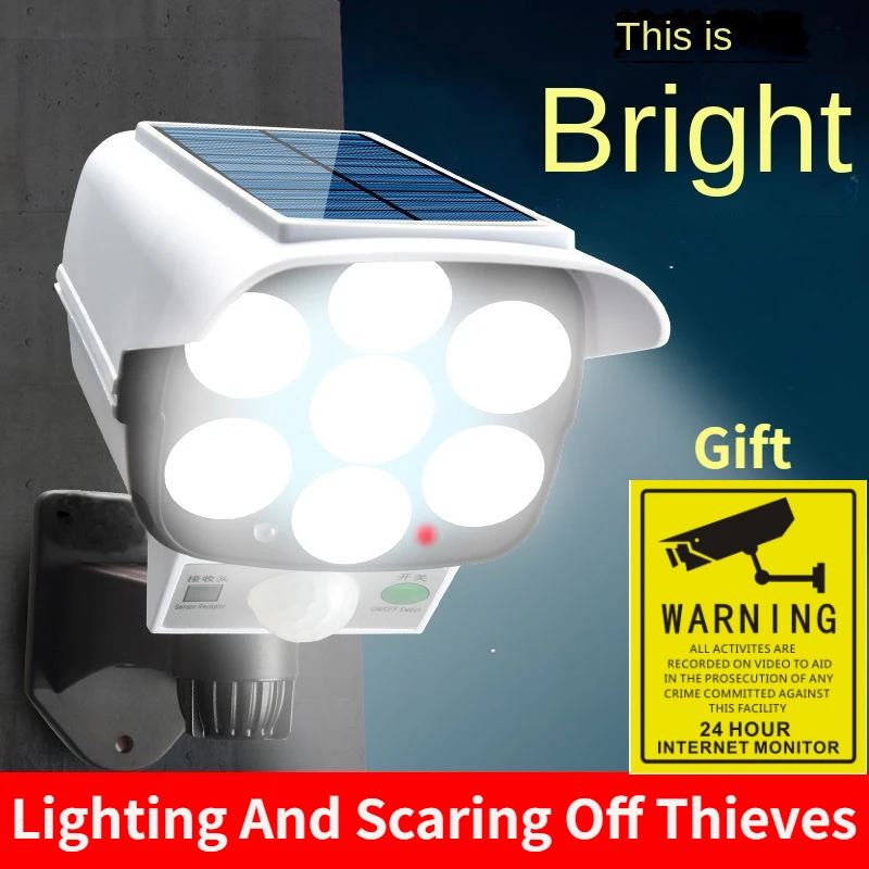 Outdoor Solar Light Motion Sen - Garden Camera recension och pris
