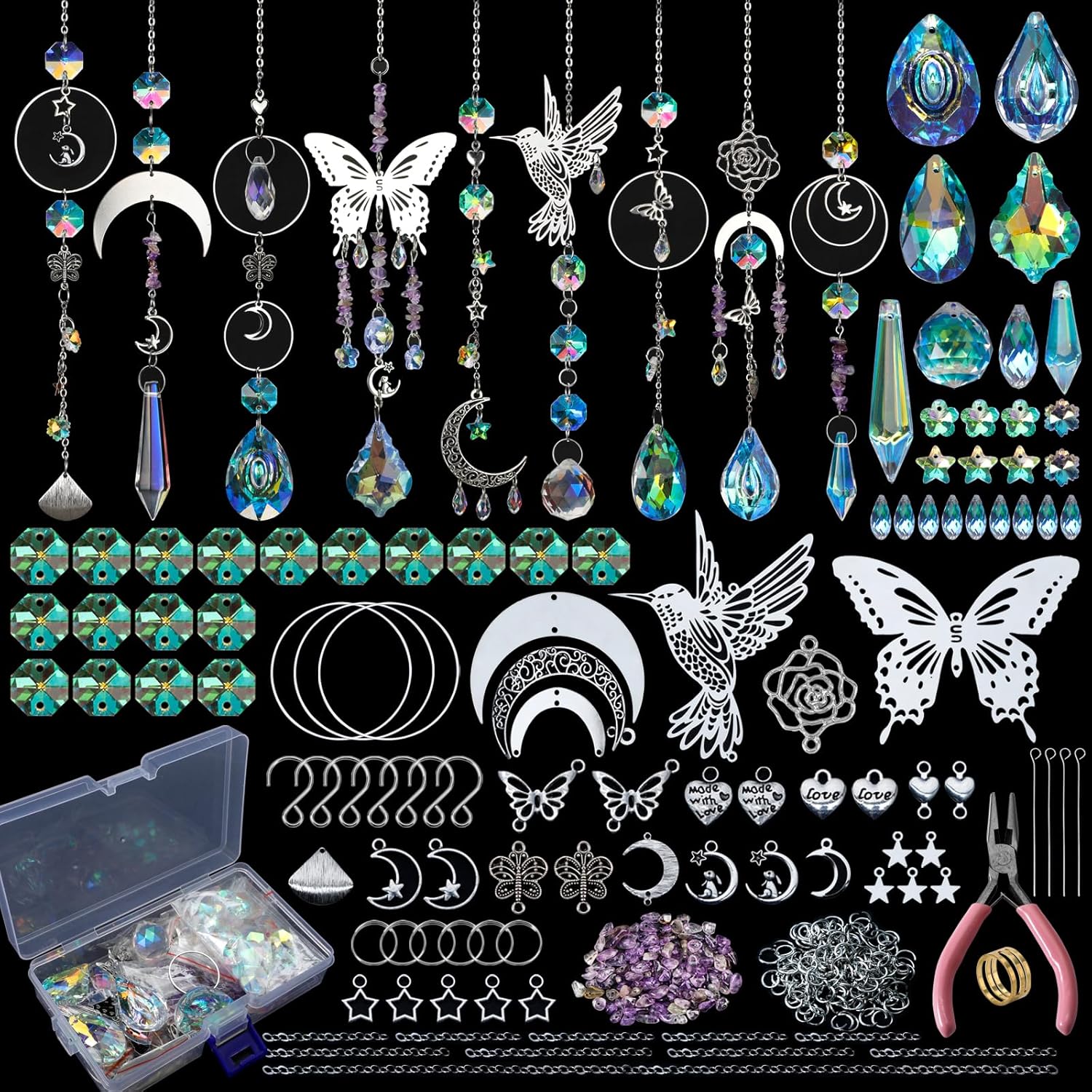DIY 400pcs SunCatchers Making  - Indoor Garden Kit recension och pris