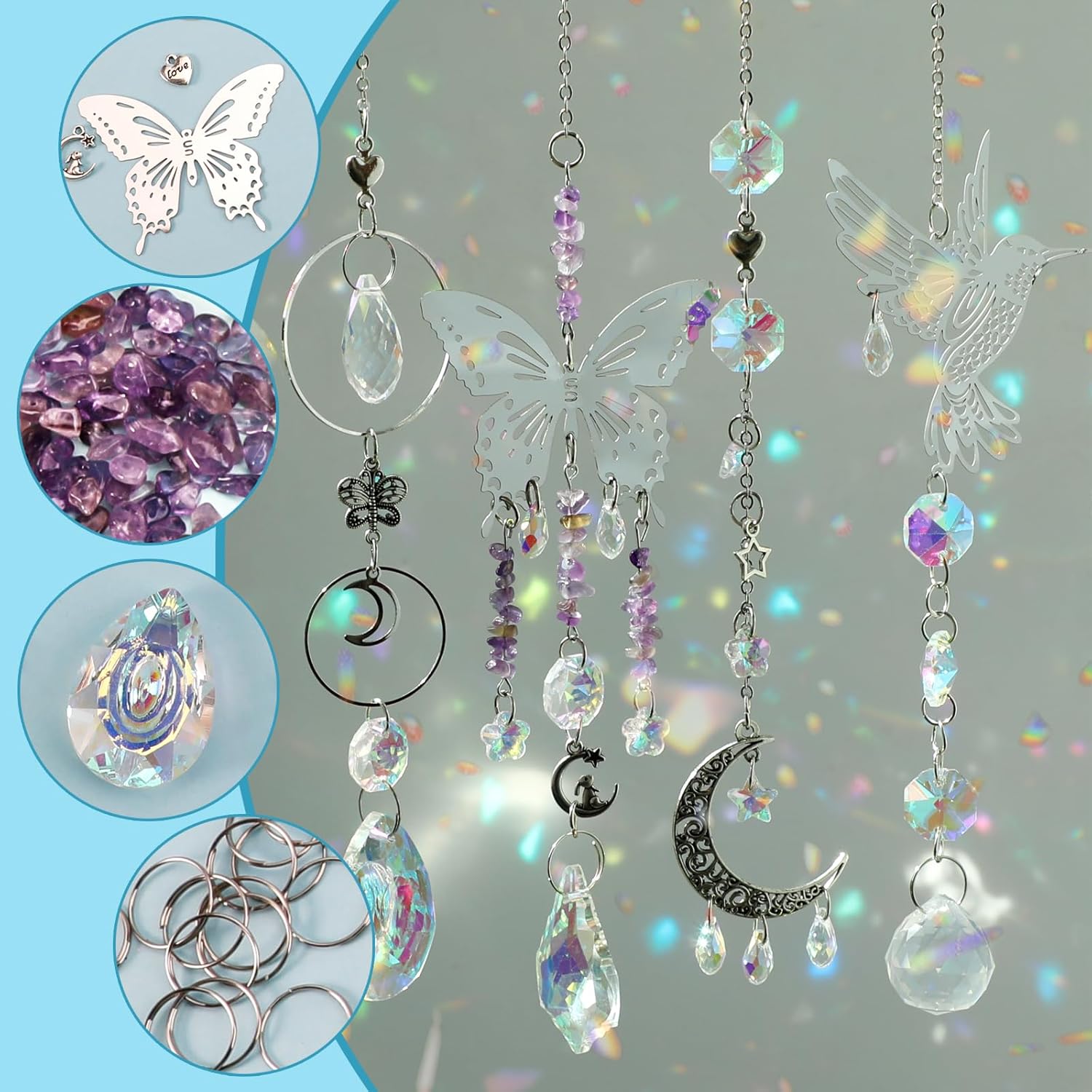 DIY 400pcs SunCatchers Making  - Indoor Garden Kit recension och pris