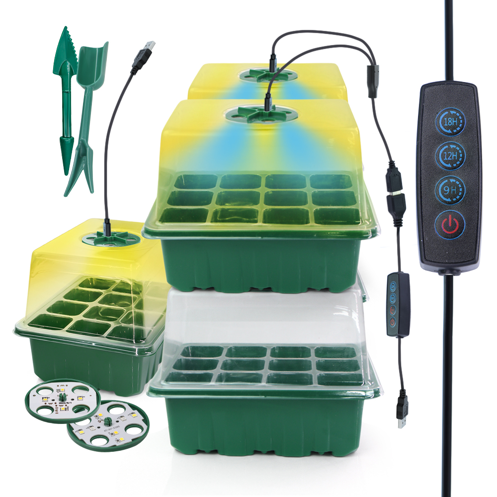 LED Nursery Pots with Grow Lig - Grow Light Led recension och pris
