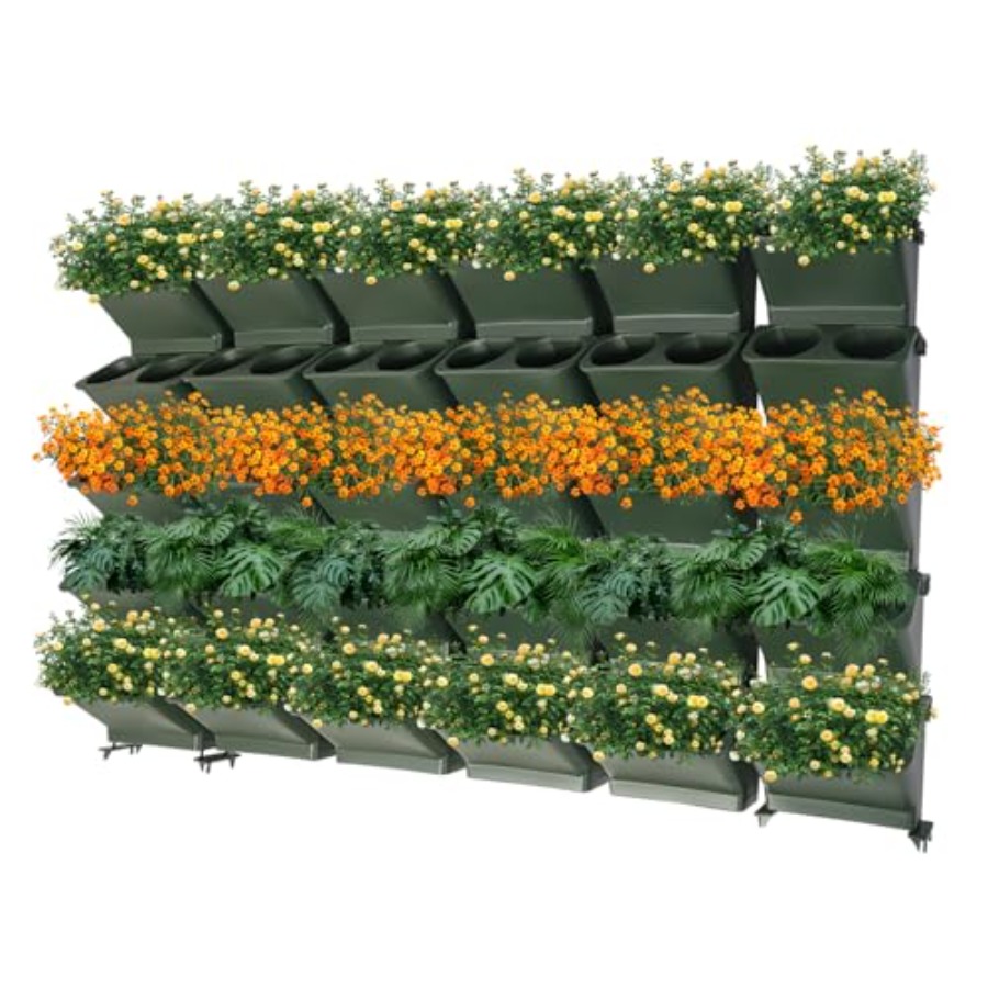 Vertical Wall Planter For Balc - Self Watering Planter recension och pris