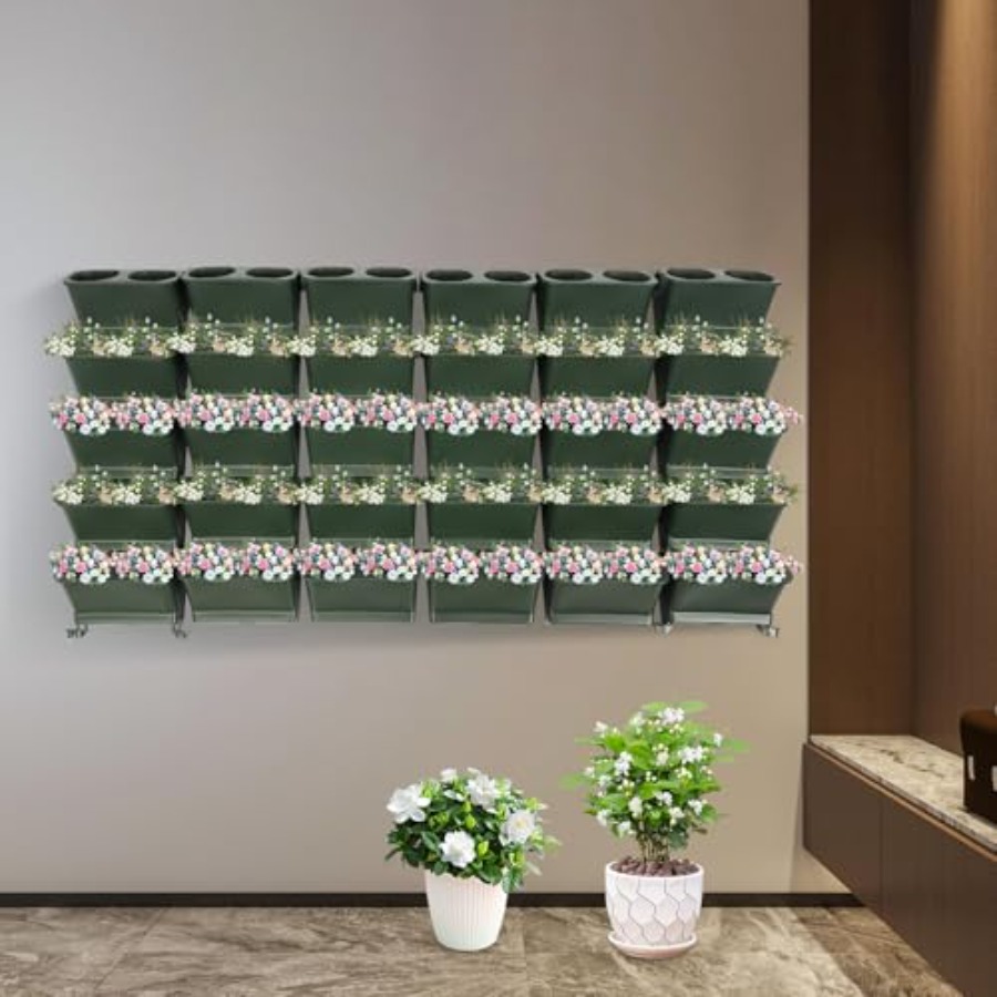 Vertical Wall Planter For Balc - Self Watering Planter recension och pris