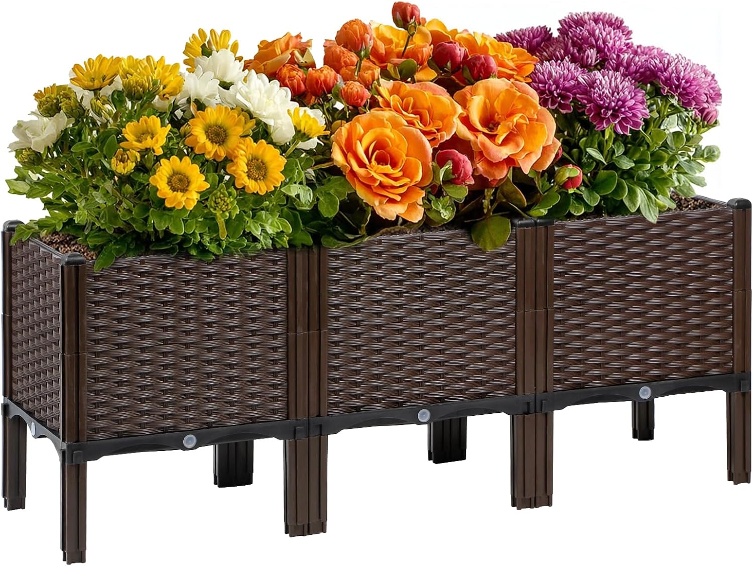 Outdoor Gardening Rattan Plant - Self Watering Planter recension och pris