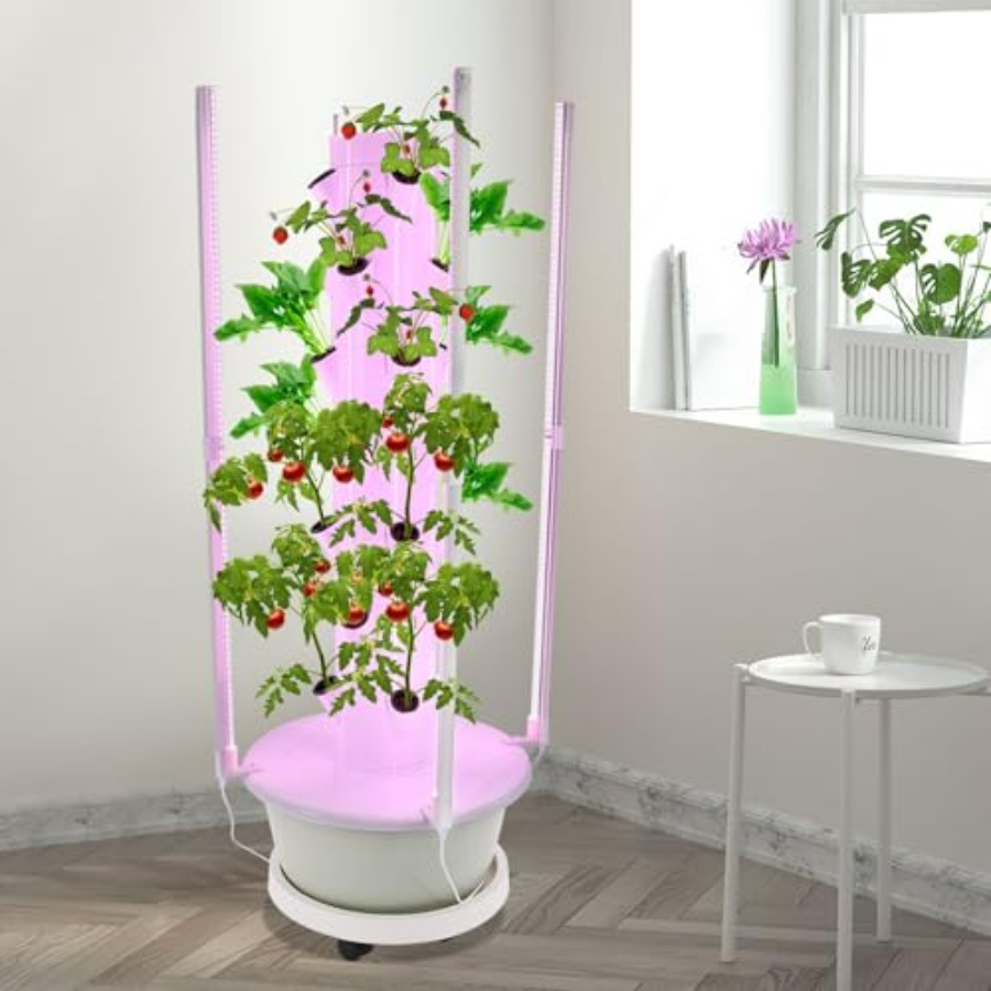 Hydroponic growing tower for i - Hydroponic Tower recension och pris